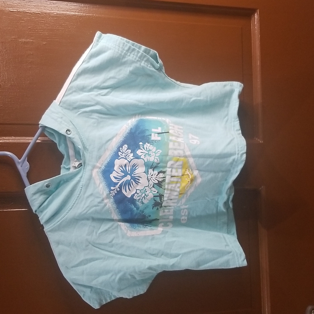 Beach hoodie crop top by Exist